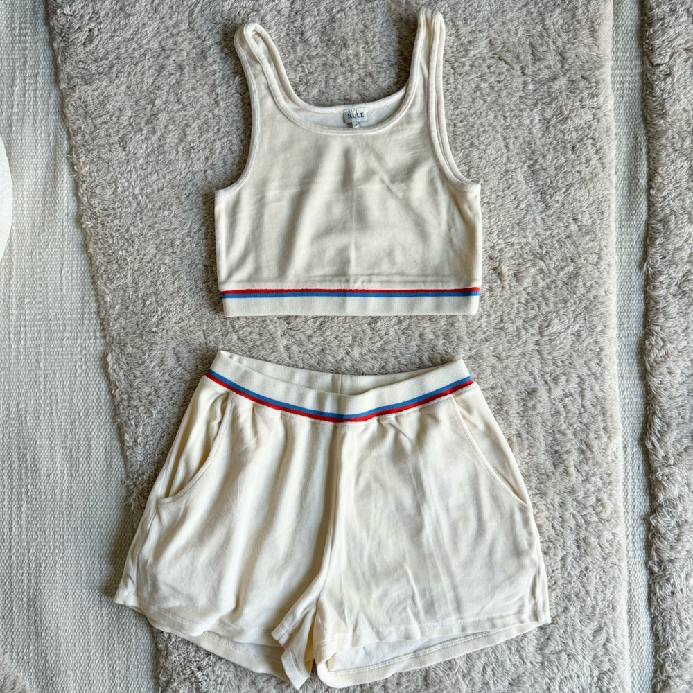 KULE cream terry set